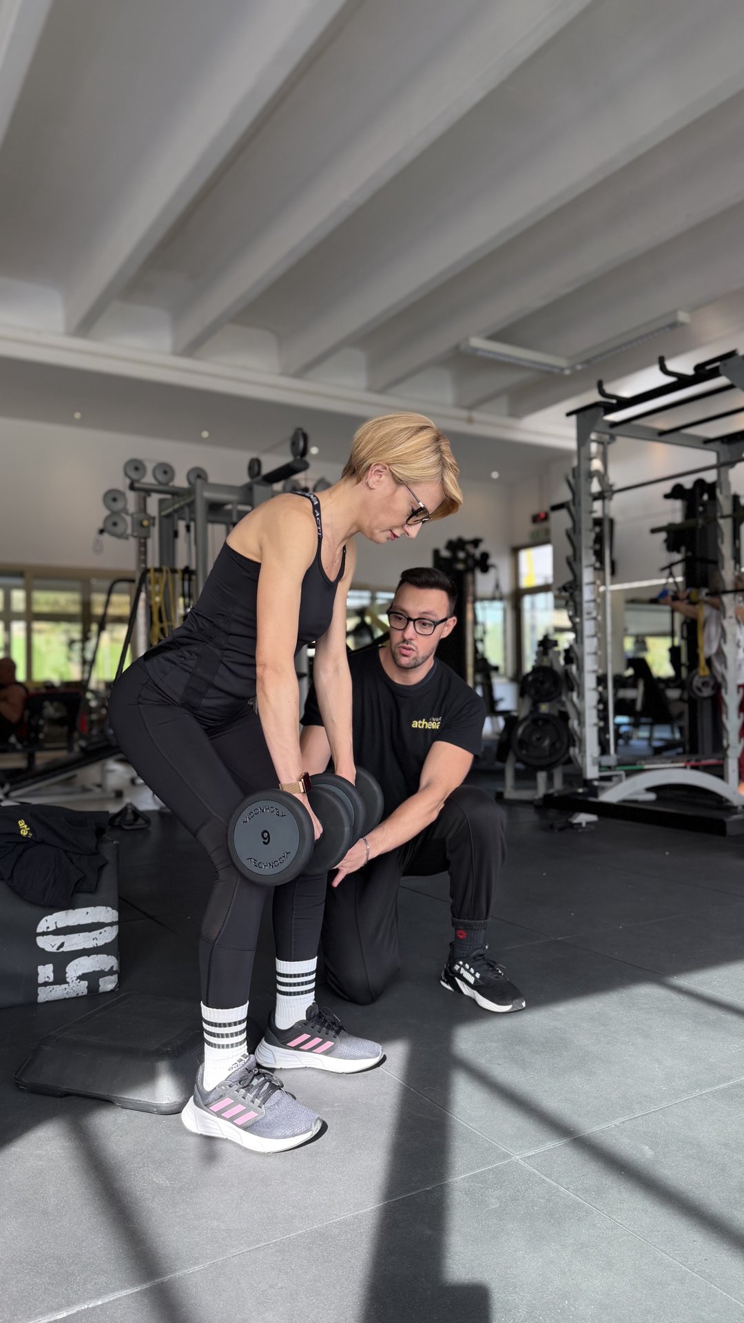 Allenamento personalizzato con fisioterapista